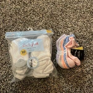 Cat & Jack Kids Low Cut White Socks - Art Class No Show Multi colored Socks